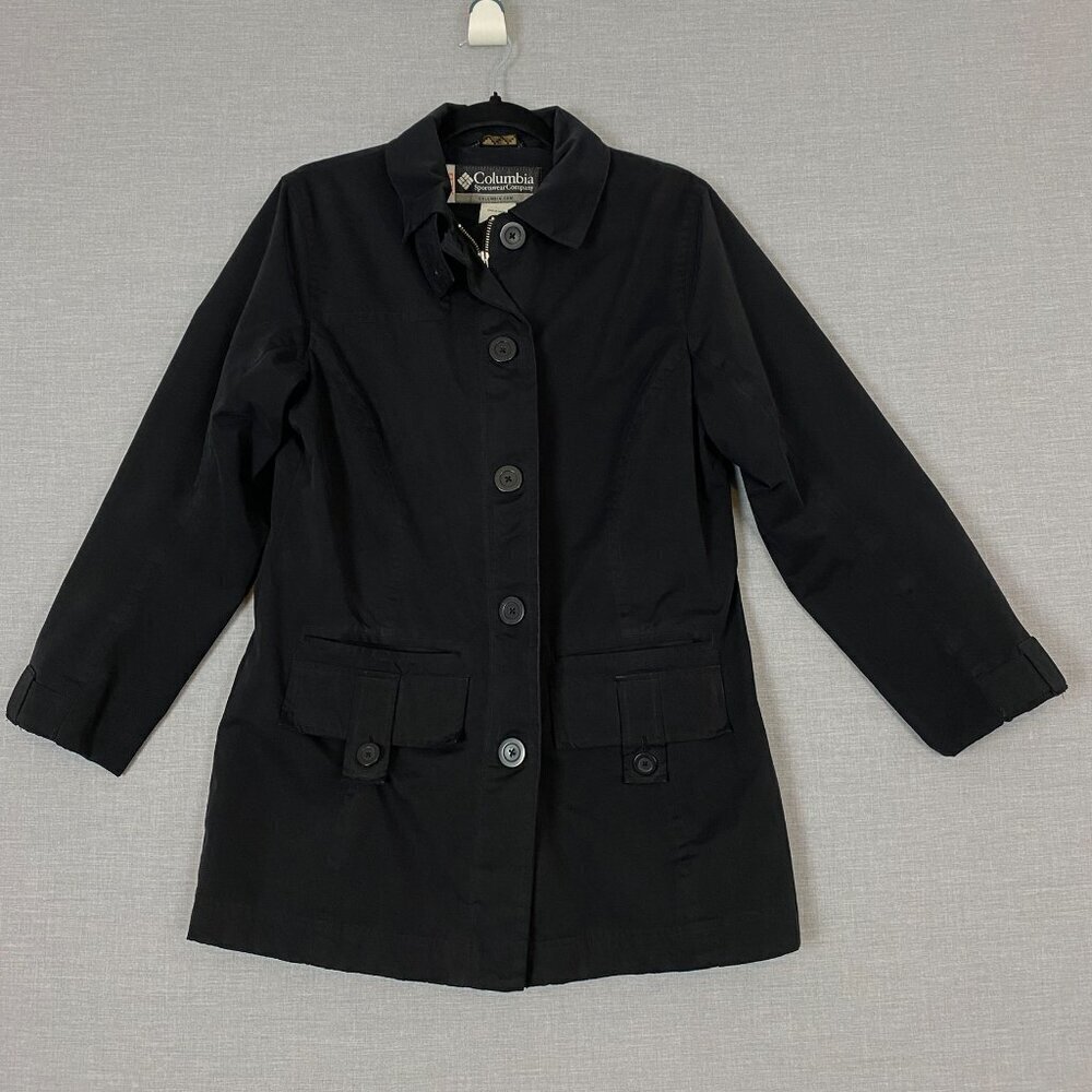 Columbia Birding Jacket Women's Small Black Fully Lined